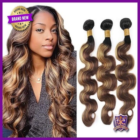 Human Hair Extensions Body Wave Brazilian Bundles 18 20 22 Inch main image 6